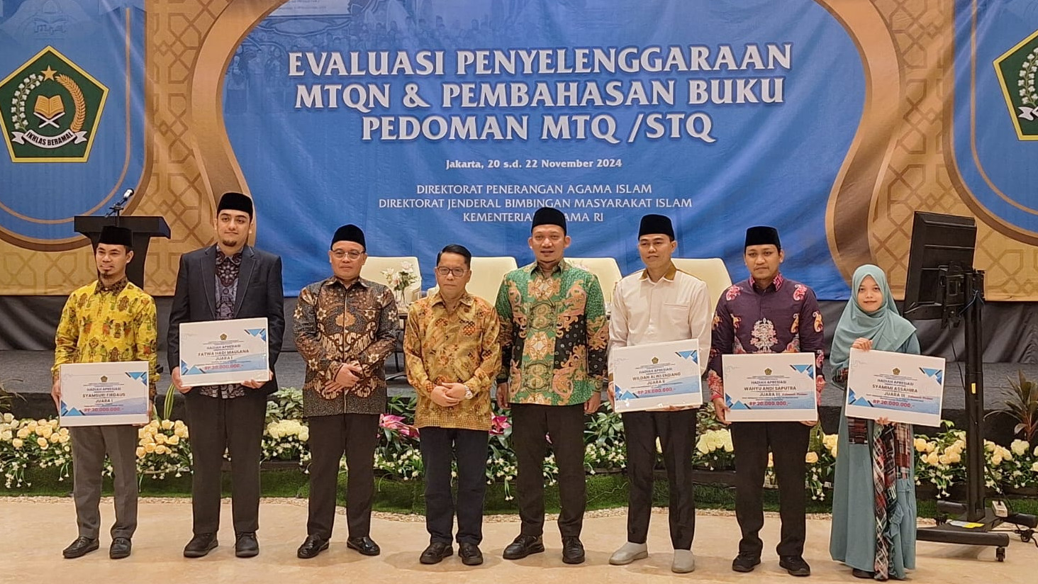 Kemenag Beri Hadiah Total Rp125 Juta untuk Juara MTQ Internasional